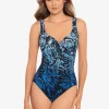 Miraclesuit Boa Blues Its a Wrap Swimsuit - Blue Sale