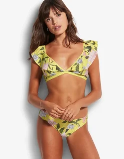 Seafolly Boheme Bralette Bikini - Limelight Discount