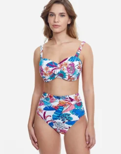 Gottex Bohemian Gypsy D Cup Bikini Top - White Outlet