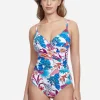 Gottex Bohemian Gypsy V Neck Swimsuit - White Discount