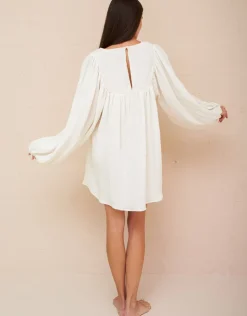 Pitusa Boho Sleeve Mini Dress - White New