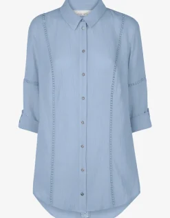 Heidi Klein Bora Bora Lace Detail Kaftan - Blue Outlet