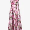 Maryan Mehlhorn Botanique Dress - Tangy Pink Online