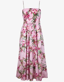 Maryan Mehlhorn Botanique Dress - Tangy Pink Online