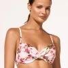 Maryan Mehlhorn Botanique Underwired Bikini Top - Tangy Pink Clearance