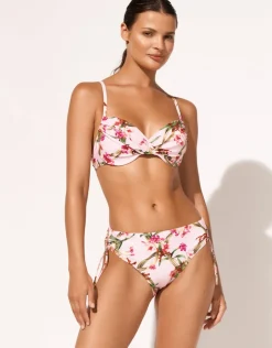 Maryan Mehlhorn Botanique Underwired Bikini Top - Tangy Pink Clearance