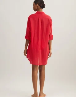 Polo Ralph Lauren Boyfriend Shirt - Coral Hot