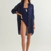 Polo Ralph Lauren Boyfriend Shirt - Navy Hot