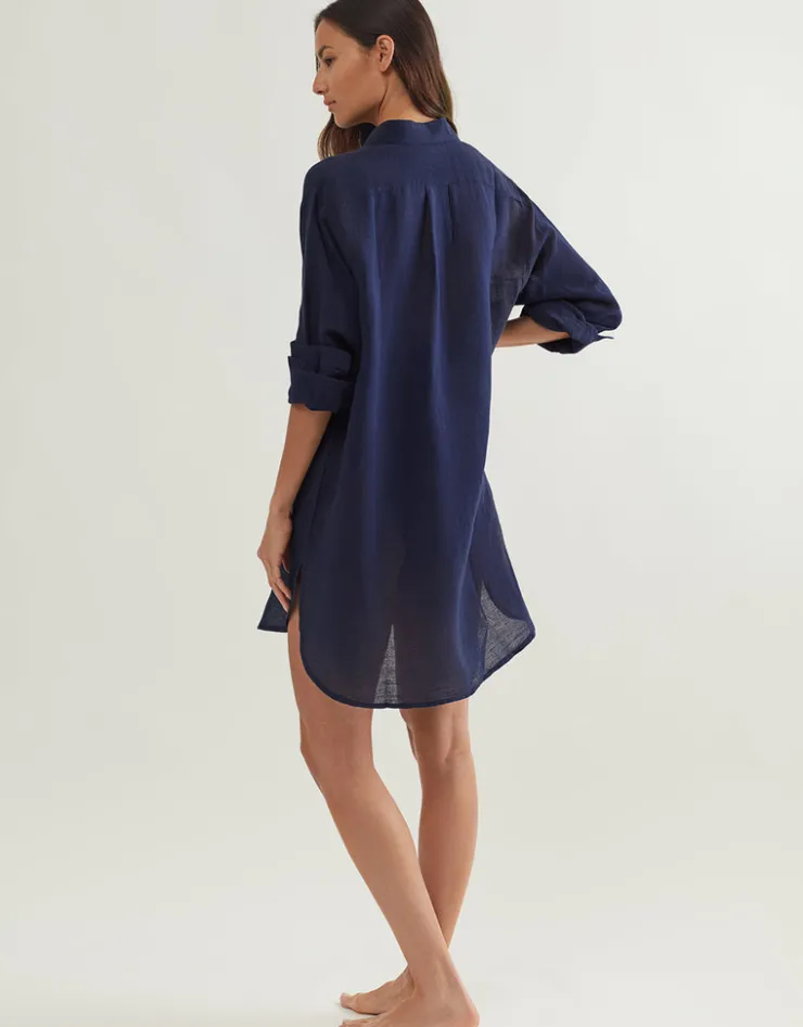 Polo Ralph Lauren Boyfriend Shirt - Navy Hot