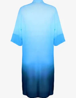 Roidal Brasil Beach Shirt - Blue Ombre Clearance
