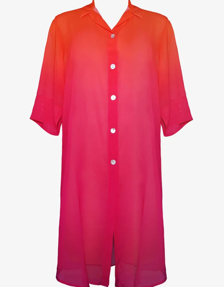 Roidal Brasil Beach Shirt - Pink Ombre Best