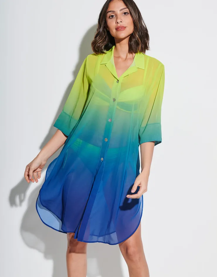 Roidal Brasil Midi Beach Shirt - Lima Online