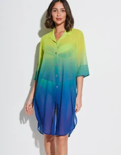 Roidal Brasil Midi Beach Shirt - Lima Online