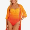 Roidal Brasil Ruched Twist Bandeau Swimsuit - Oro Sale
