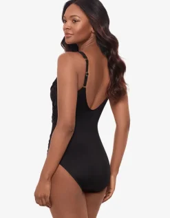 Miraclesuit Brilliante Madero Swimsuit - Black Clearance