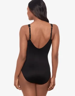Miraclesuit Brilliante Madero Swimsuit - Black Clearance