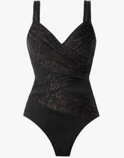 Miraclesuit Brilliante Madero Swimsuit - Black Clearance