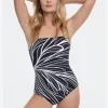 Gottex Buona Sera Bandeau Swimsuit - Black Clearance