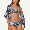 Roidal Cachemire Underwired Bikini Set - Blue and White Floral Hot