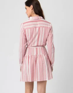 Pia Rossini Calla Dress - White/Red Online