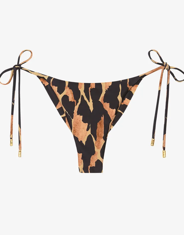 ViX Paula Hermanny Camu Cheeky Tie Side Bikini Pant Discount