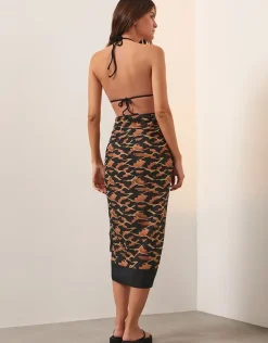 ViX Paula Hermanny Camu Printed Sarong Outlet