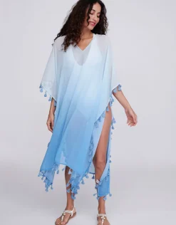 Pia Rossini Cannes Kaftan - Blue Clearance
