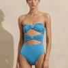 Peony Capri Ruched Holiday One Piece Swimsuit Best