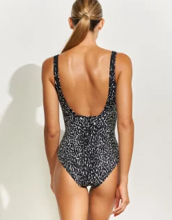 Maryan Mehlhorn Capture Underwired Square Neck Swimsuit - Black Outlet
