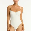 Sea Level Caracus Balconette Bra Swimsuit - Coconut Best