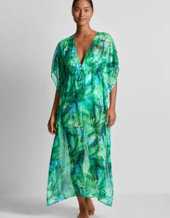 Lauren Ralph Lauren Cartago Palms Midi Kaftan - Multi Outlet