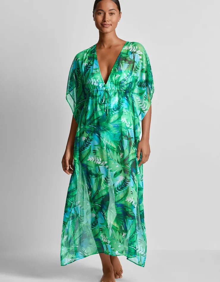 Lauren Ralph Lauren Cartago Palms Midi Kaftan - Multi Outlet