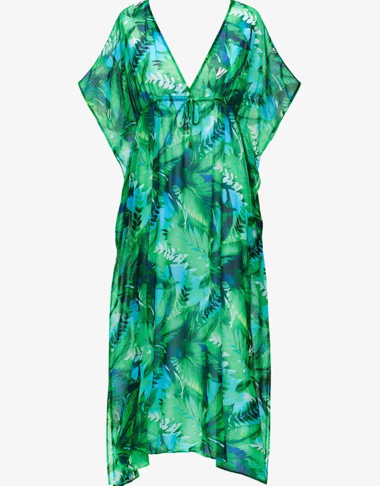 Lauren Ralph Lauren Cartago Palms Midi Kaftan - Multi Outlet
