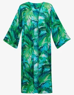 Lauren Ralph Lauren Cartago Palms Poolside Kimono Cover Up - Multi Fashion