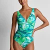 Lauren Ralph Lauren Cartago Palms Ring OTS Underwired Swimsuit - Multi Fashion