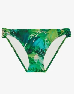 Lauren Ralph Lauren Cartago Palms Twist Side Tab Hipster Bikini Pant - Multi Outlet