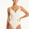 Sea Level Casa Del Mar Plunge Swimsuit - Coconut Fashion