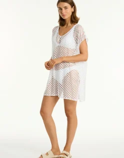 Sea Level Castaway Kaftan - White Discount