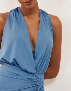 ViX Paula Hermanny Cave Karina Short Cover Up - Blue Best