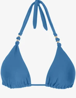 ViX Paula Hermanny Cave Paula Tri Bikini Top - Blue Discount