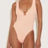Hunza G Celine Swimsuit - Blush Outlet