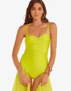 Roidal Ceylan Ruched Bandeau Swimsuit - Lima Discount