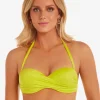 Roidal Ceylan Twist Bandeau Bikini Top - Lima New