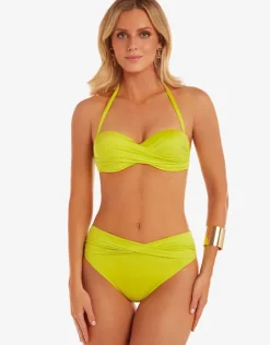Roidal Ceylan Twist Bandeau Bikini Top - Lima New