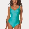 Roidal Ceylan Underwired Crossover Swimsuit - Aqua Hot