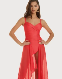 Roidal Ceylan Underwired Crossover Swimsuit - Lava Online
