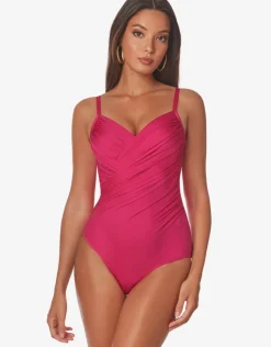 Roidal Ceylan Underwired Wrap Swimsuit - Pink Best