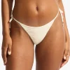 Seafolly Chiara Rio Tie Side Bikini Pant - Ecru Fashion