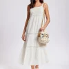 Iconique Clotilde Strappy Maxi Dress - White Sale