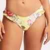 Seafolly Coast to Coast High Cut Rio Bikini Pant - Wild Lime Hot